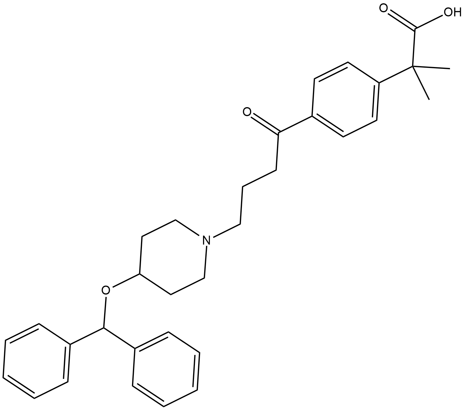 Carebastine  Chemical Structure