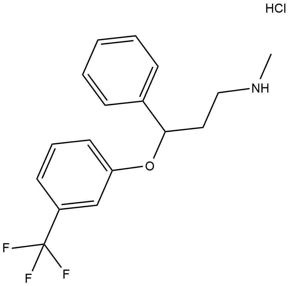 meta-Fluoxetine (hydrochloride) Chemical Structure