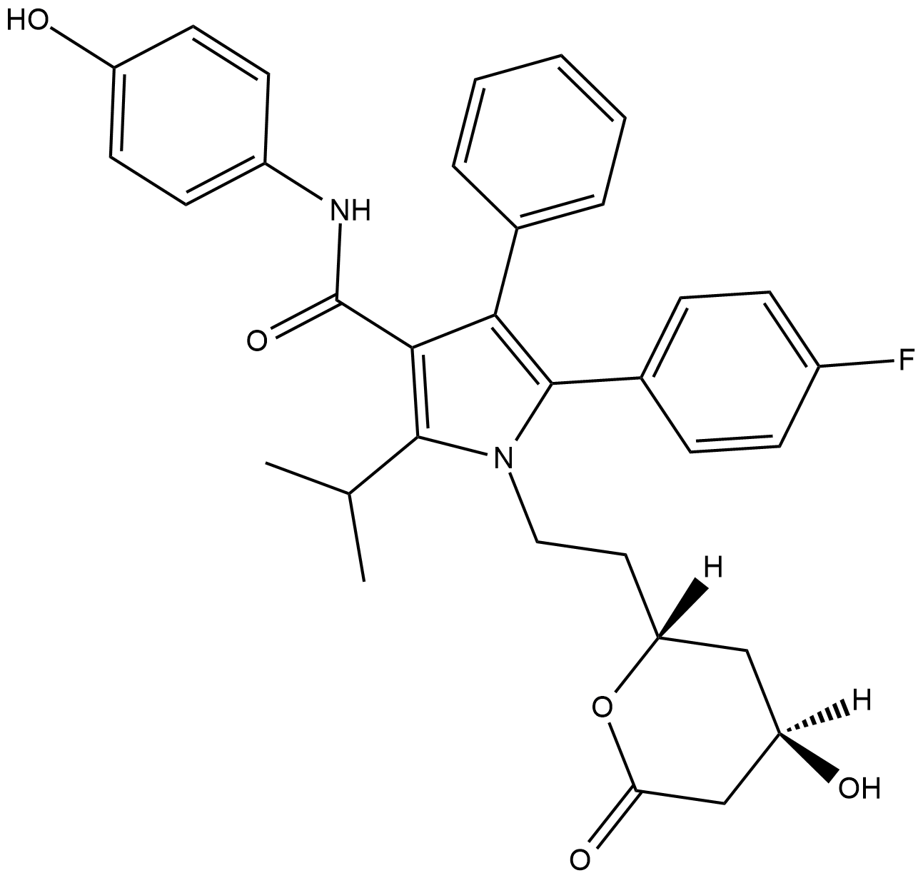 4-hydroxy Atorvastatin lactone  Chemical Structure