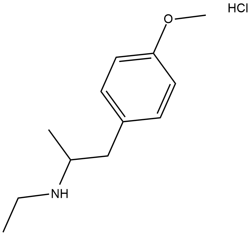 N-ethyl-4-Methoxyamphetamine (hydrochloride) Chemical Structure