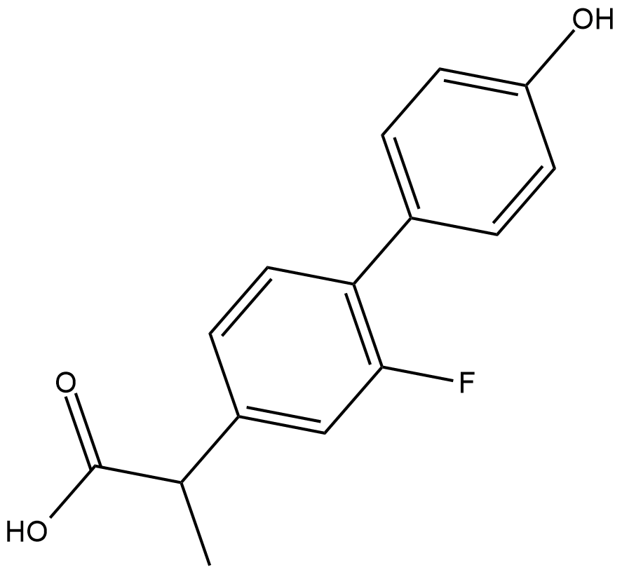 4'-hydroxy Flurbiprofen  Chemical Structure