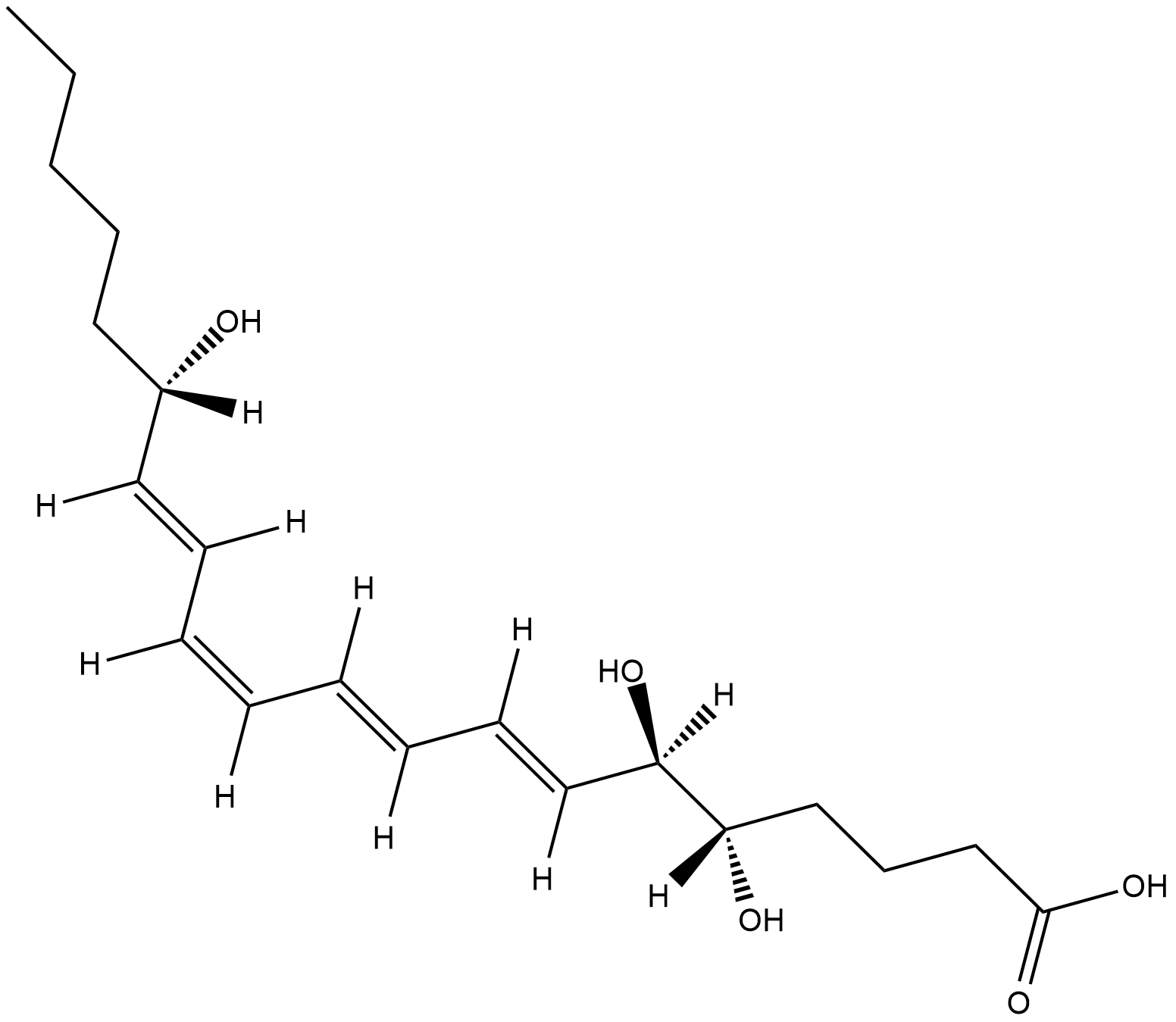 Lipoxin A4  Chemical Structure