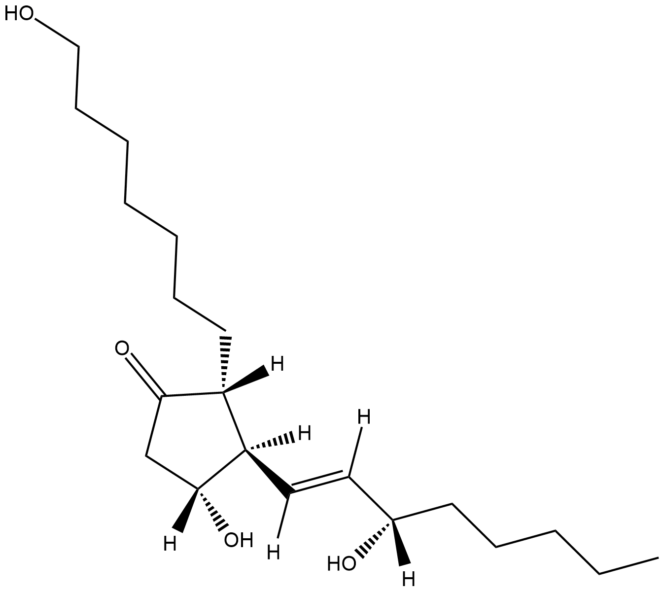 Prostaglandin E1 Alcohol  Chemical Structure
