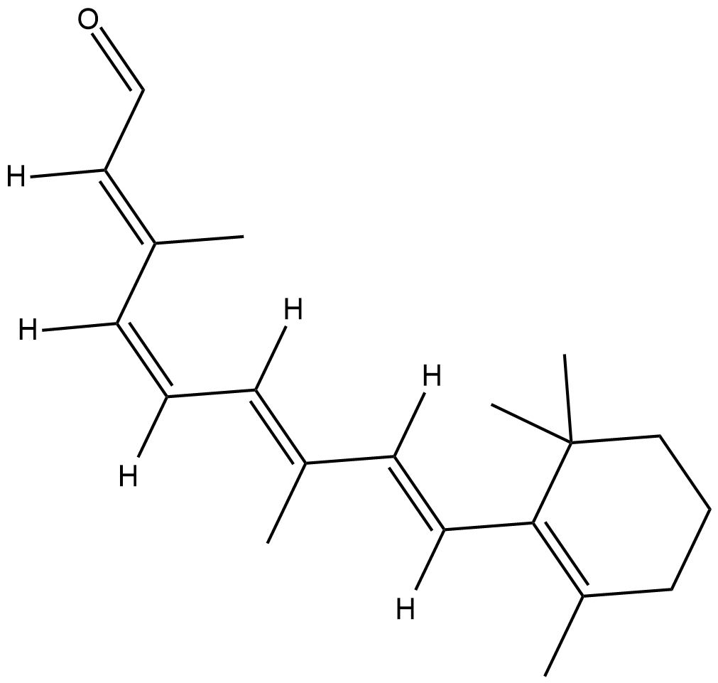 11-cis Retinal  Chemical Structure