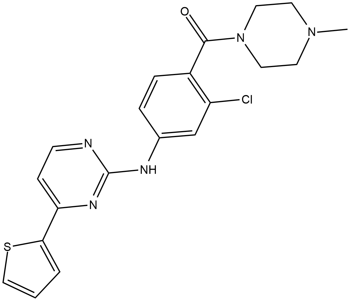 GSK3β Inhibitor XVIII  Chemical Structure