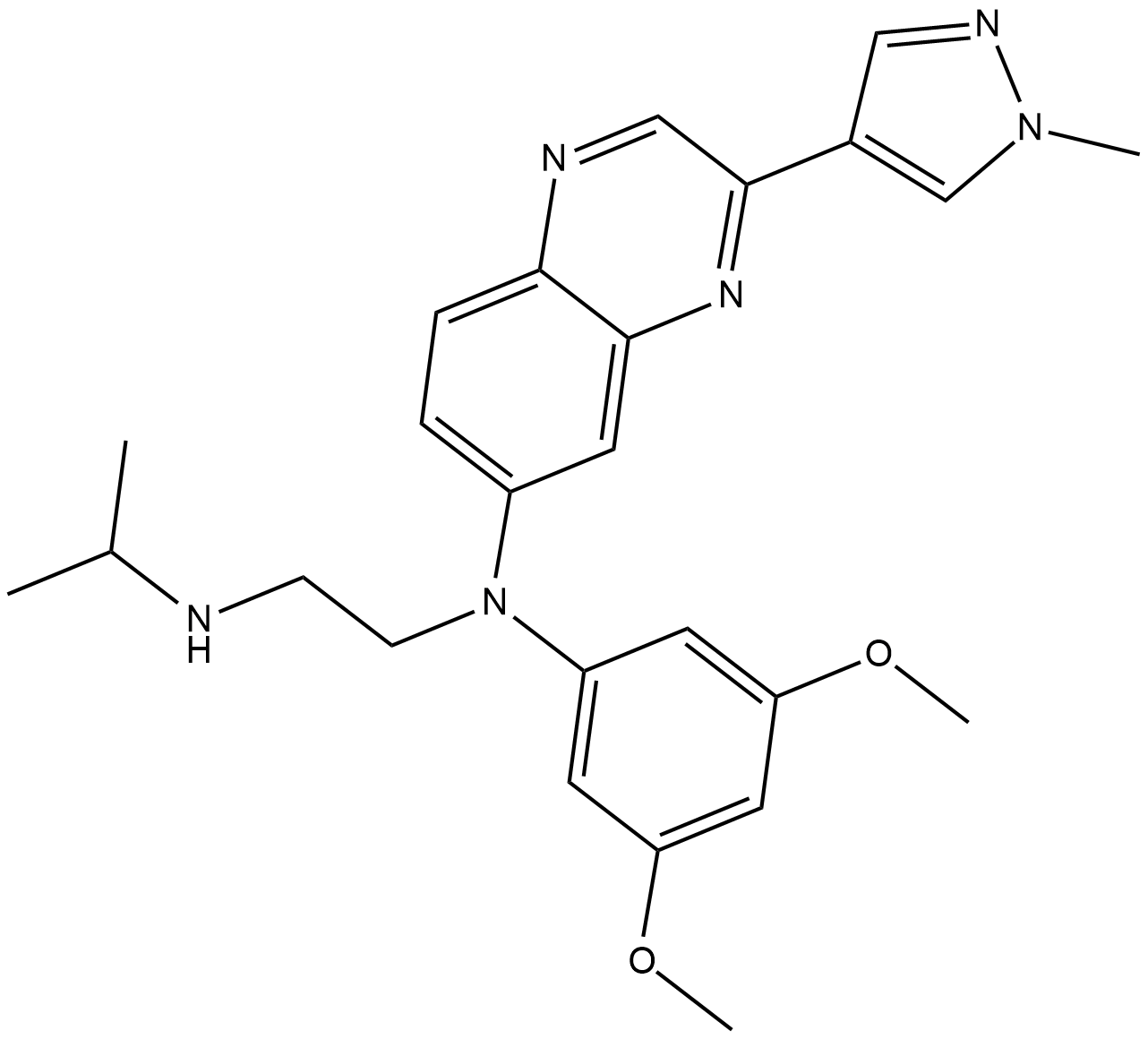 Erdafitinib  Chemical Structure