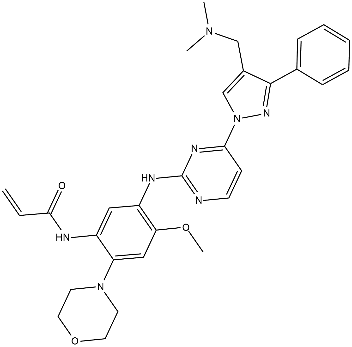 Lazertinib  Chemical Structure