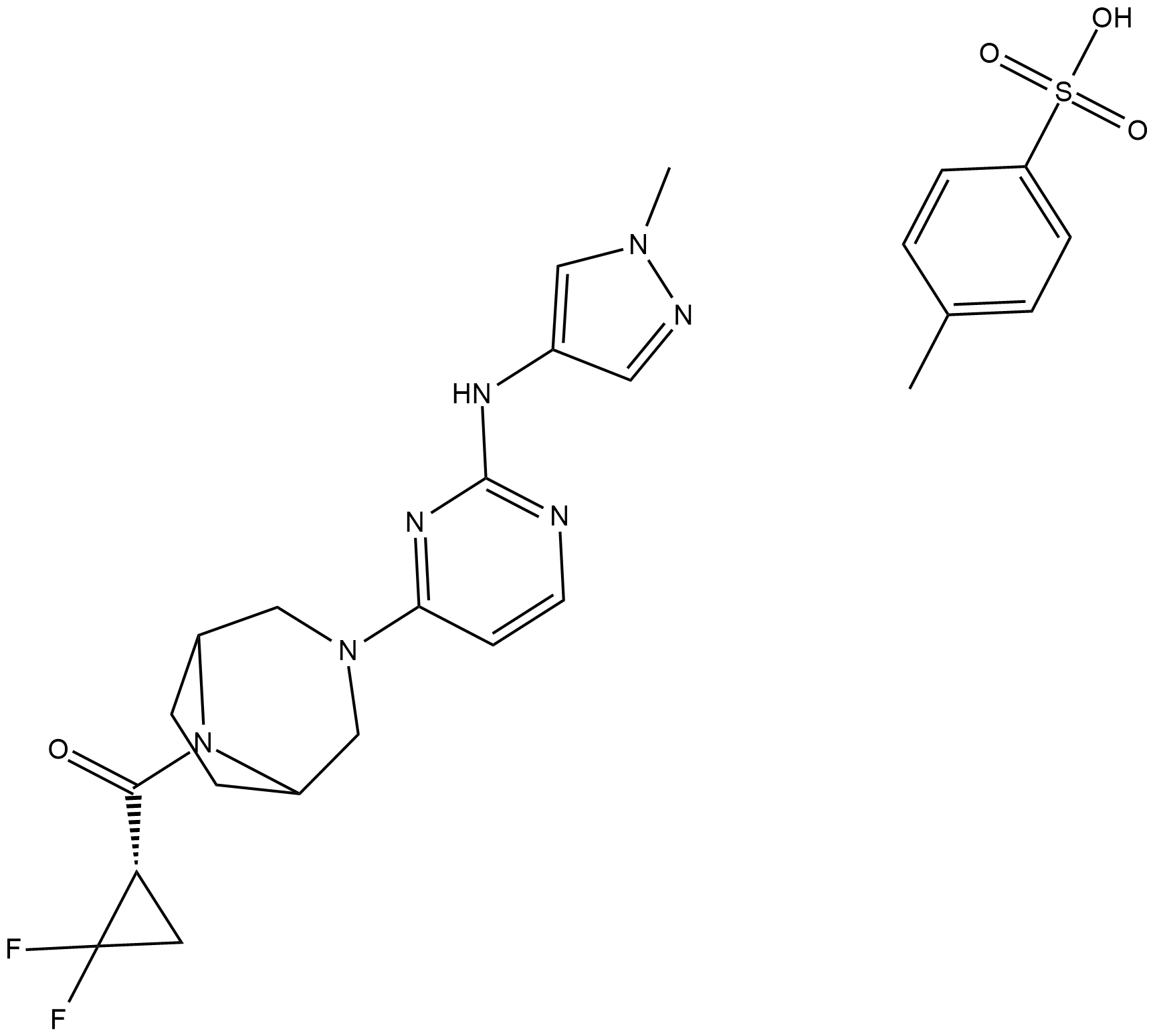 PF-06700841 P-Tosylate  Chemical Structure