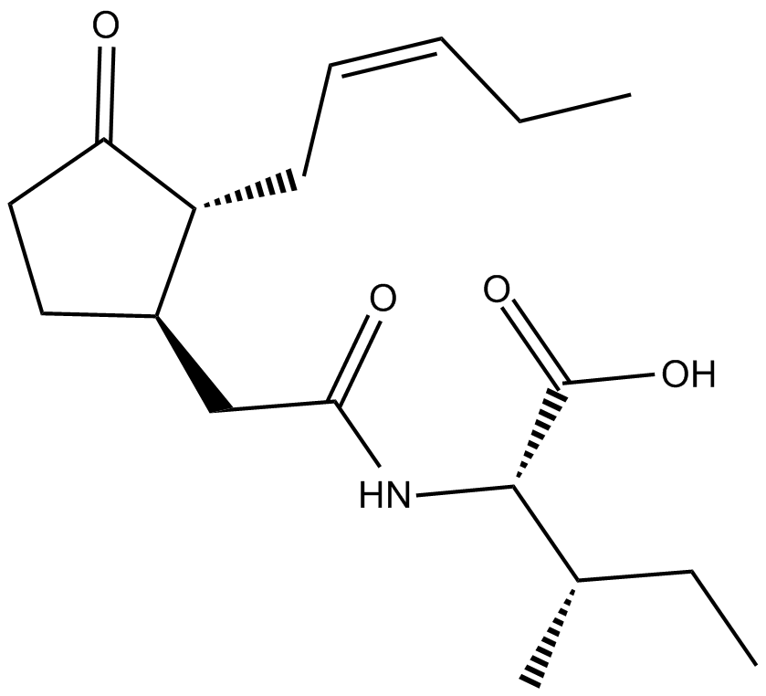 (±)-Jasmonic Acid-Isoleucine Chemical Structure