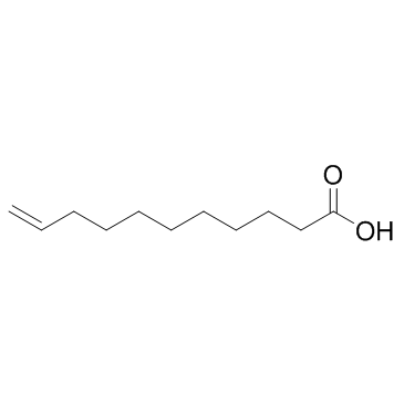 10-Undecenoic acid (Undecylenic acid)  Chemical Structure