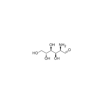 Glucosamine (D-Glucosamine)  Chemical Structure