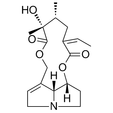 Senecionine (Senecionan-11,16-dione, 12-hydroxy-)  Chemical Structure