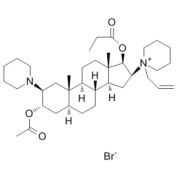 Rapacuronium bromide (Org 9487)  Chemical Structure