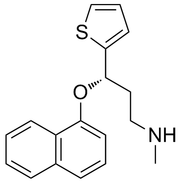 Duloxetine ((S)-Duloxetine)  Chemical Structure
