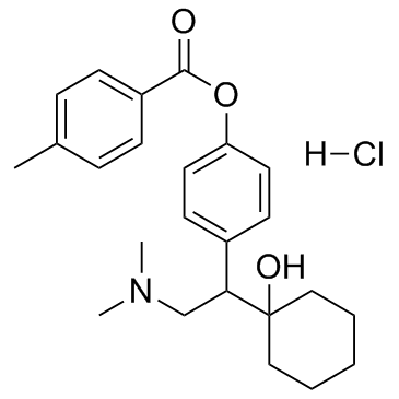 Ansofaxine hydrochloride (LY03005)  Chemical Structure