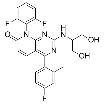 Dilmapimod (SB-681323)  Chemical Structure