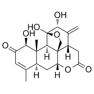 Ailanthone (δ13-Dehydrochaparrinone)  Chemical Structure