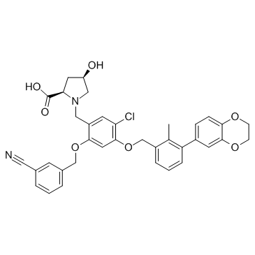 BMS-1166 (PD-1/PD-L1-IN1)  Chemical Structure