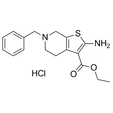 Tinoridine hydrochloride (Y-3642 hydrochloride)  Chemical Structure