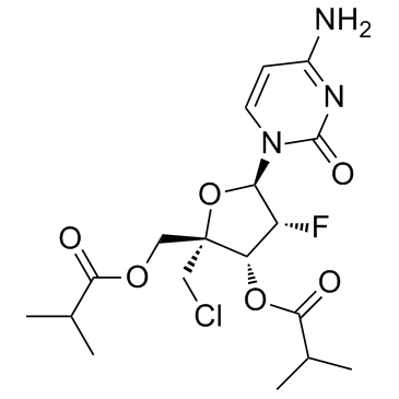 Lumicitabine (ALS-008176)  Chemical Structure