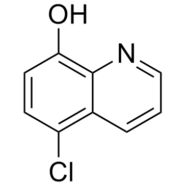Cloxiquine (5-Chloro-8-quinolinol)  Chemical Structure