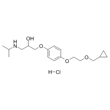 Cicloprolol hydrochloride  Chemical Structure