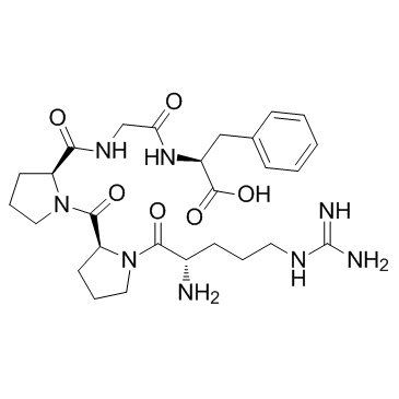 Bradykinin 1-5  Chemical Structure