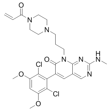 PRN1371  Chemical Structure