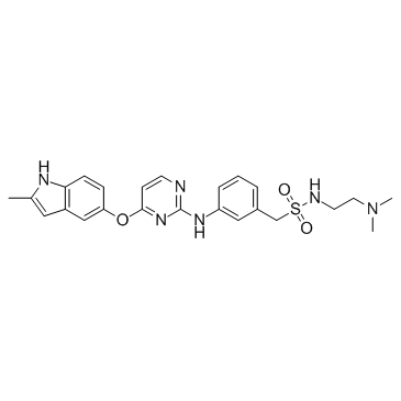 Sulfatinib (HMPL-012)  Chemical Structure
