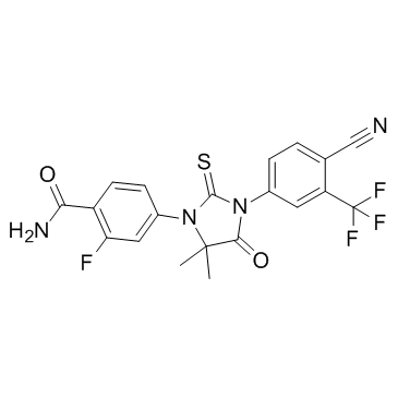 N-desmethyl Enzalutamide (N-desmethyl MDV 3100)  Chemical Structure