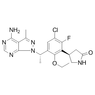 Parsaclisib (INCB050465)  Chemical Structure