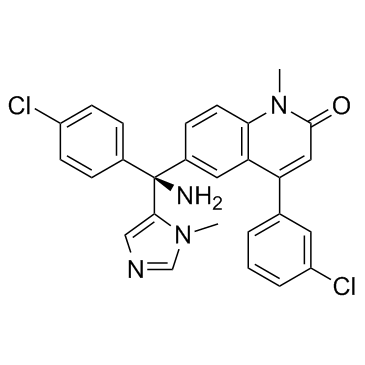 Tipifarnib S enantiomer ((S)-(-)-R-115777)  Chemical Structure