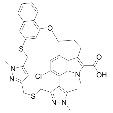 AZD-5991 Racemate  Chemical Structure