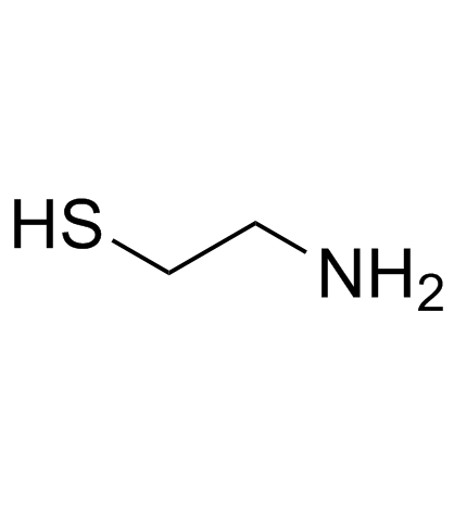 Cysteamine (β-Mercaptoethylamine) Chemical Structure