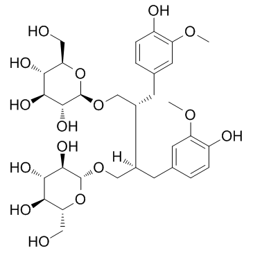Secoisolariciresinol diglucoside (SDG) Chemical Structure