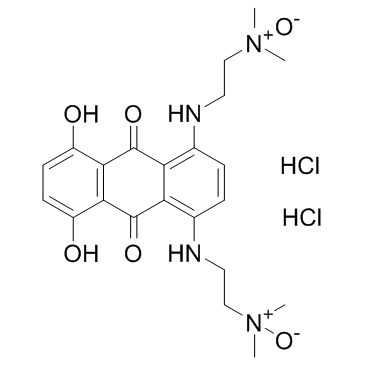 Banoxantrone dihydrochloride (AQ4N dihydrochloride)  Chemical Structure