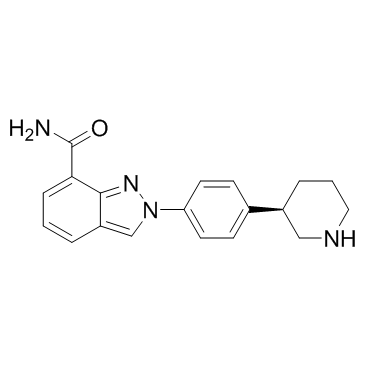 Niraparib R-enantiomer (MK 4827 (R-enantiomer))  Chemical Structure