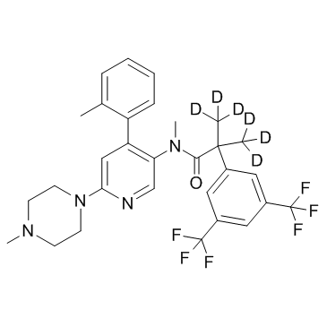 Netupitant D6 (CID-6451149 D6)  Chemical Structure