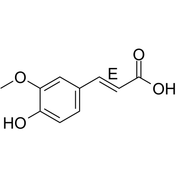 (E)-Ferulic acid Chemical Structure