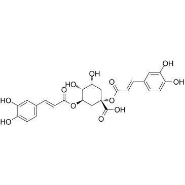 1,3-Dicaffeoylquinic acid Chemical Structure