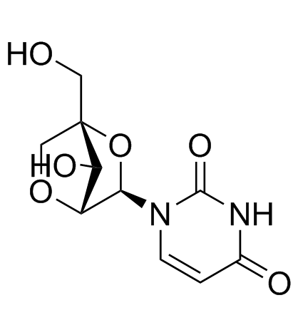 2'-O,4'-C-Methyleneuridine  Chemical Structure