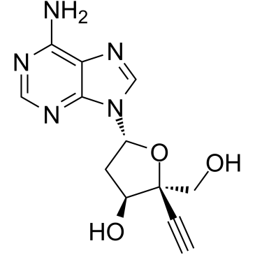 4'-Ethynyl-2'-deoxyadenosine  Chemical Structure