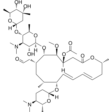 Acetylspiramycin  Chemical Structure