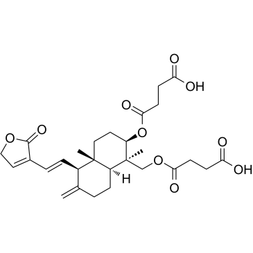 Dehydroandrographolide succinate  Chemical Structure