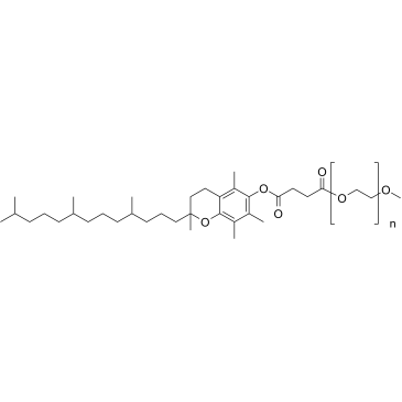 DL-alpha-Tocopherol methoxypolyethylene glycol succinate Chemical Structure