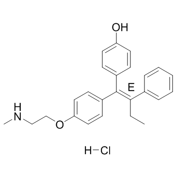 Endoxifen E-isomer hydrochloride  Chemical Structure