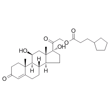 Hydrocortisone cypionate  Chemical Structure