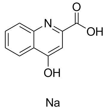 Kynurenic acid sodium  Chemical Structure