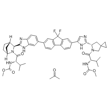 Ledipasvir acetone  Chemical Structure