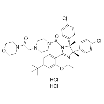 p53 and MDM2 proteins-interaction-inhibitor dihydrochloride  Chemical Structure